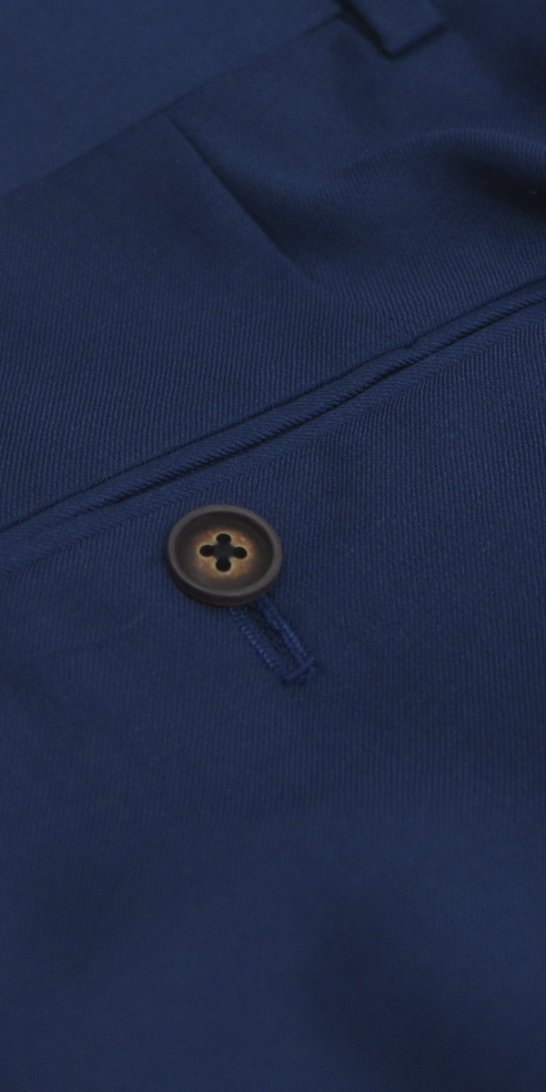 Complet Laine Sergé Bleu Oxford