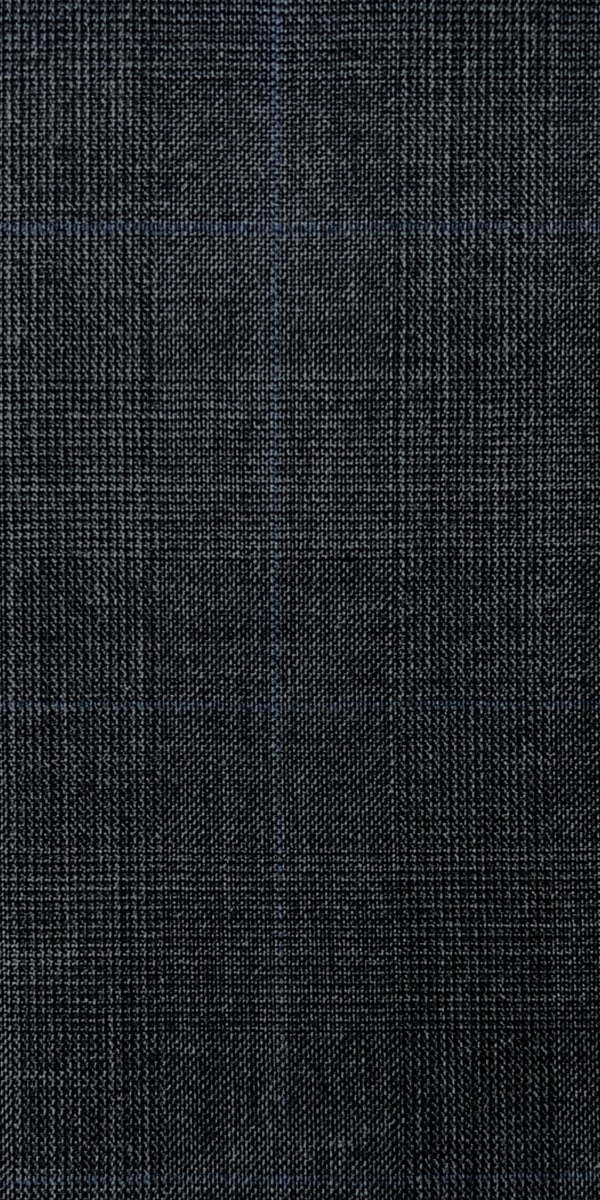 Complet Laine Prince de Galles Gris Foncé