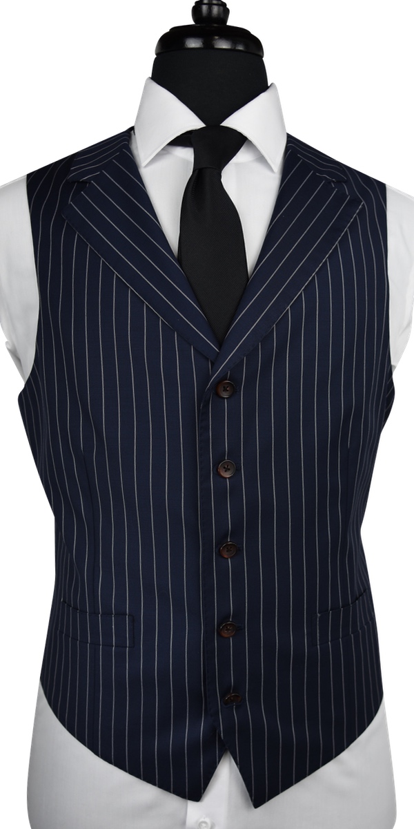 Complet Laine Rayures Bleues