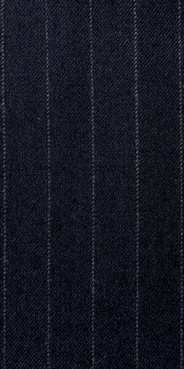 Complet Laine Sergé Rayures Bleu Baie