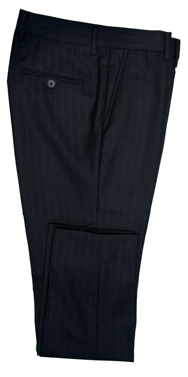Charcoal Subtle Pinstripe Wool Suit