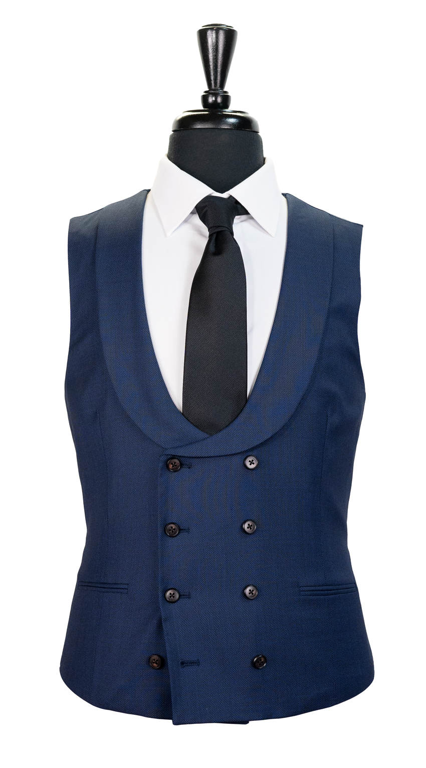 Royal Blue Birdseye Wool Suit