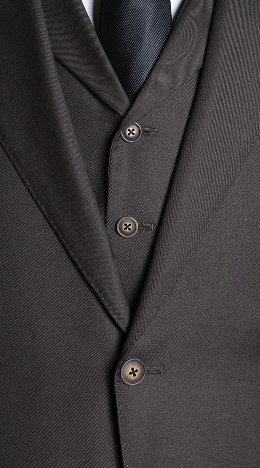 Chocolate Brown Wool Suit