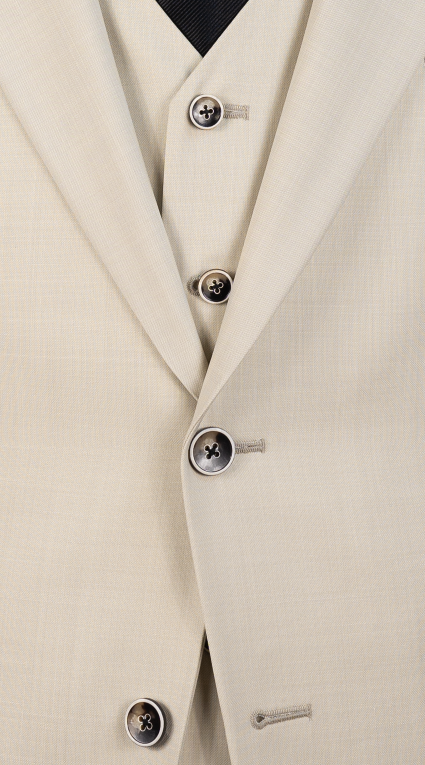 Light Beige Wool Suit