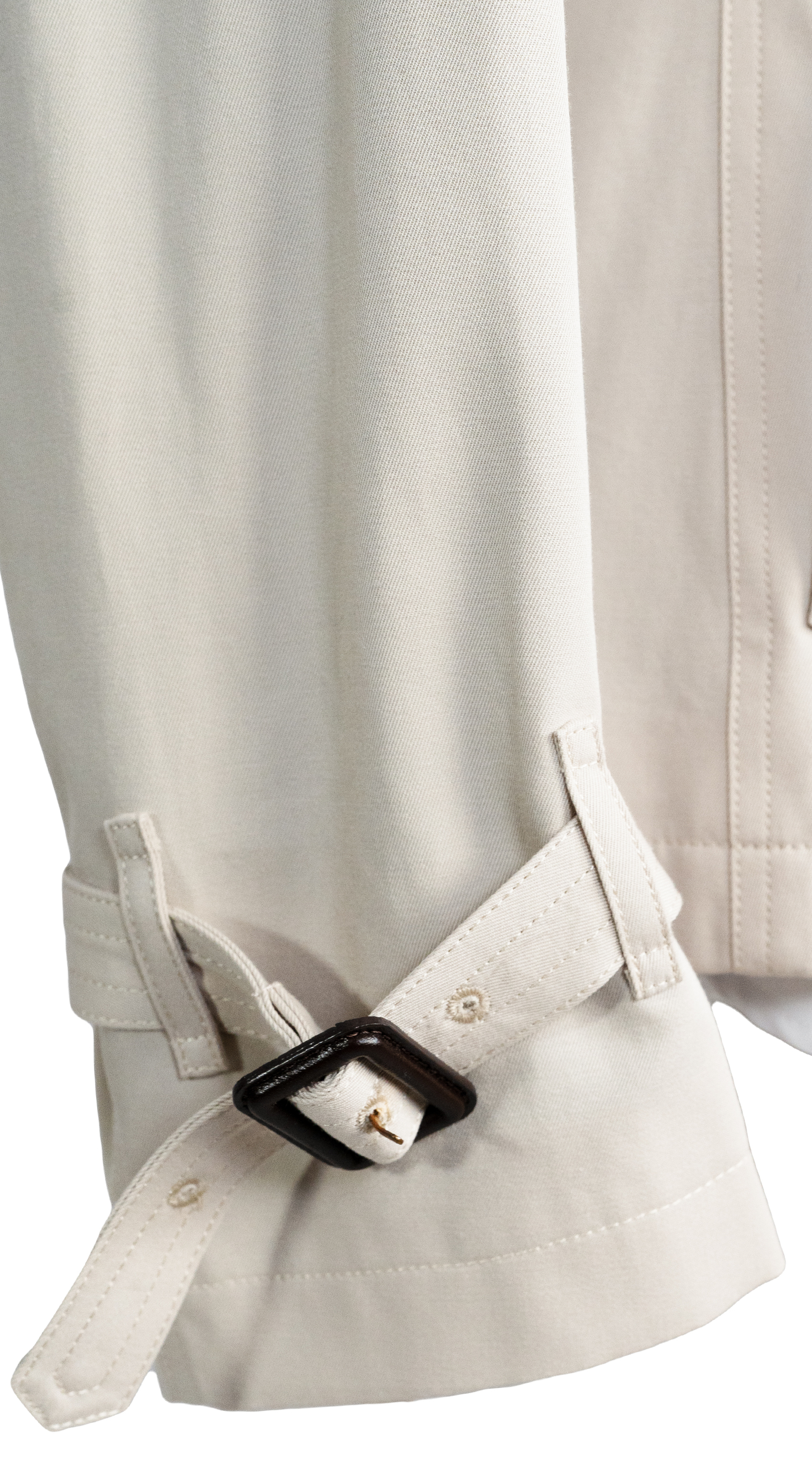 Beige Finch Short Trench Coat 