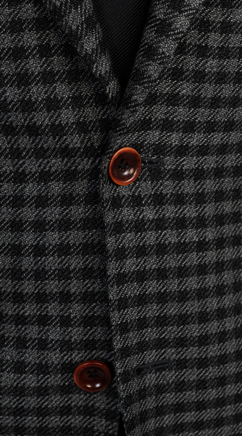 Black Gingham Check Windsor Suit