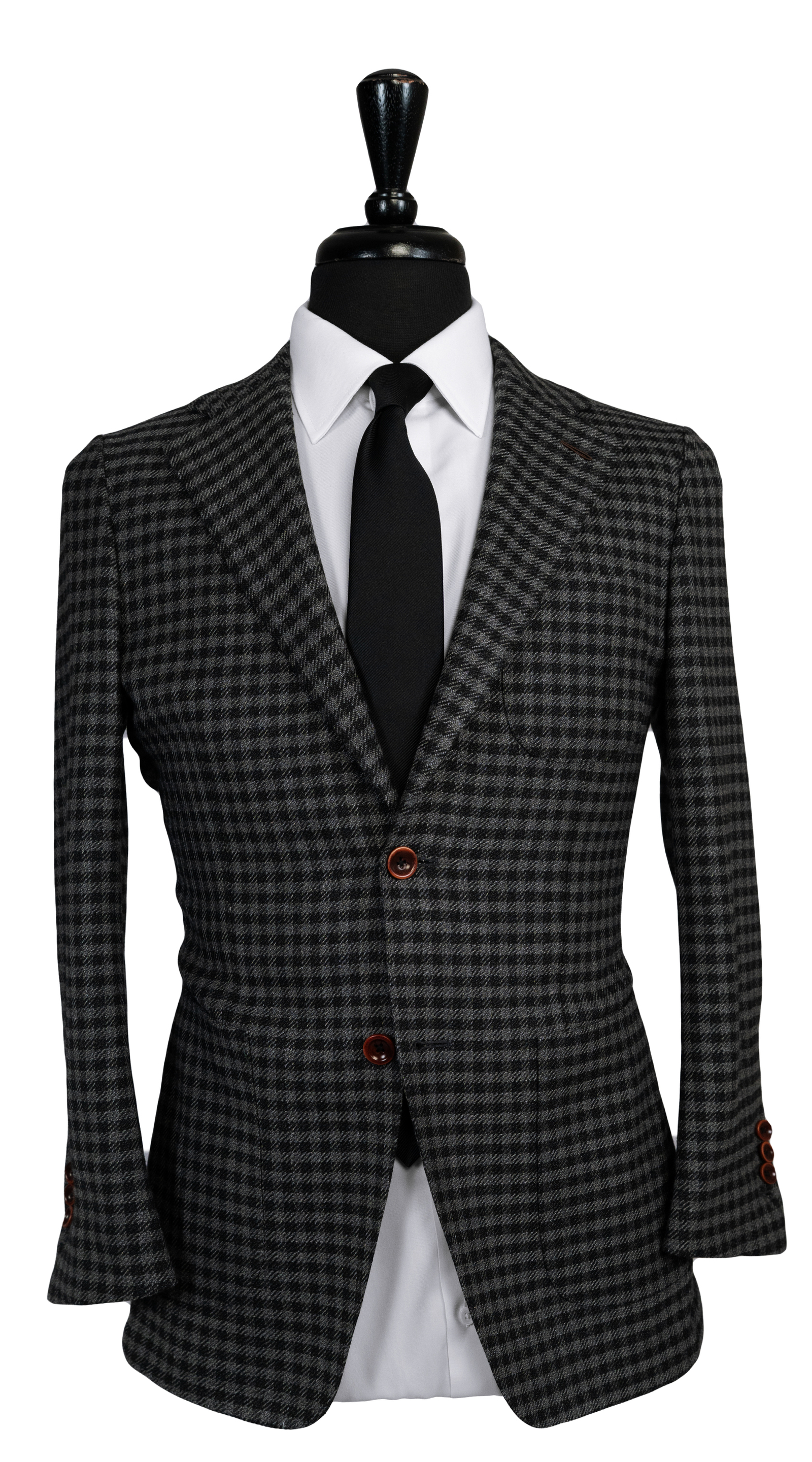 Black Gingham Check Windsor Suit