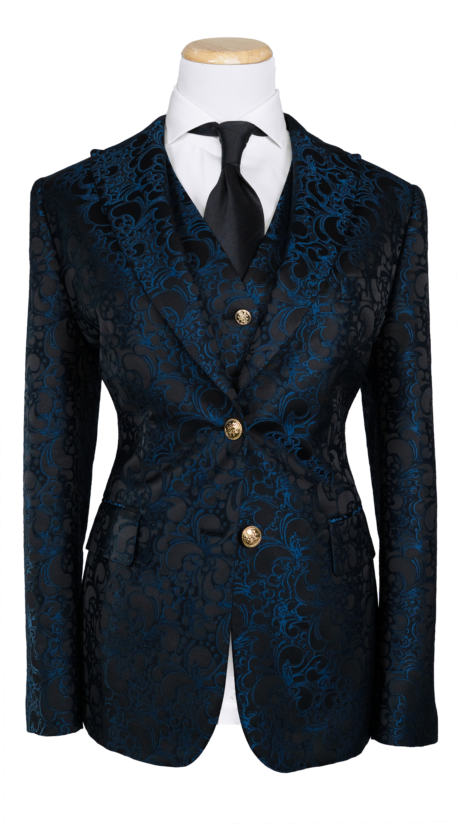 Black Sapphire Baroque Suit