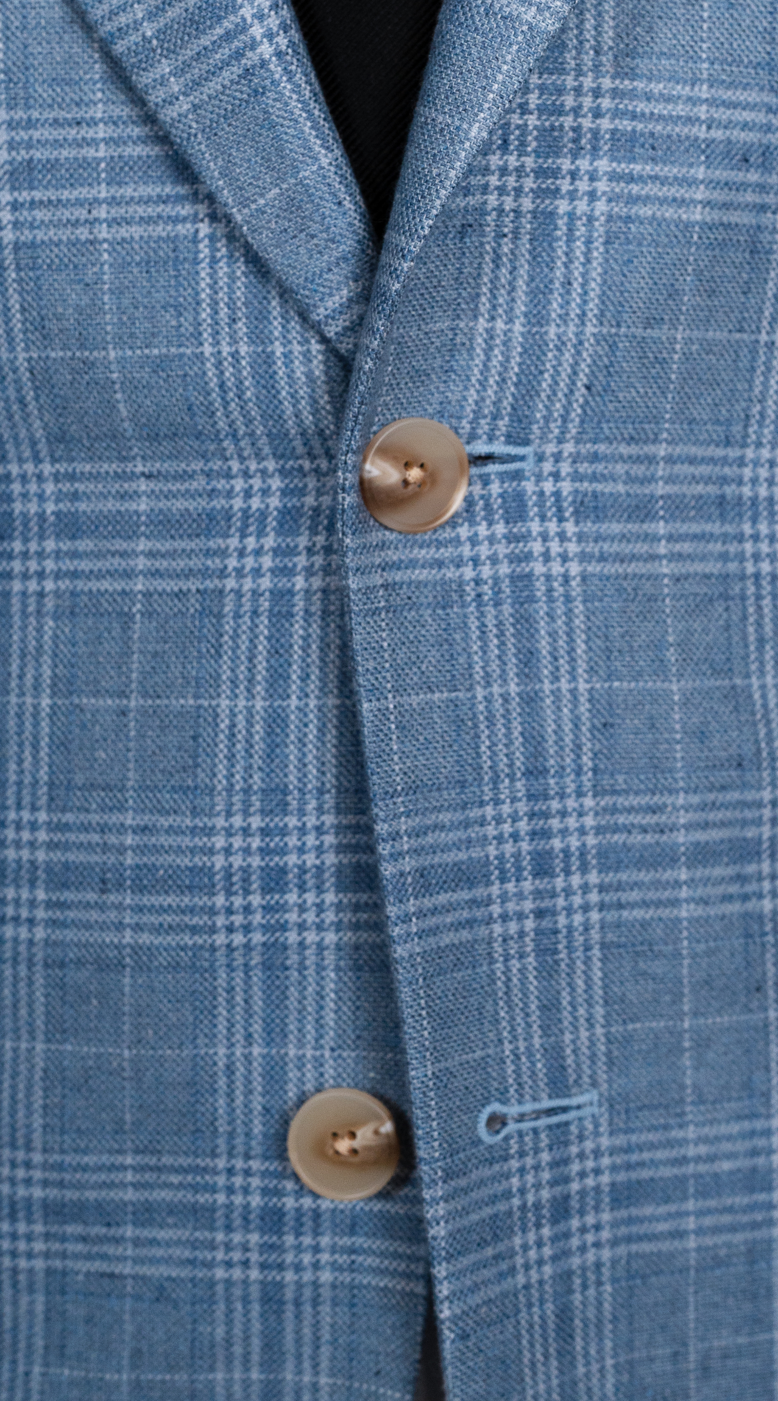 Blue Glen Plaid Wool Suit