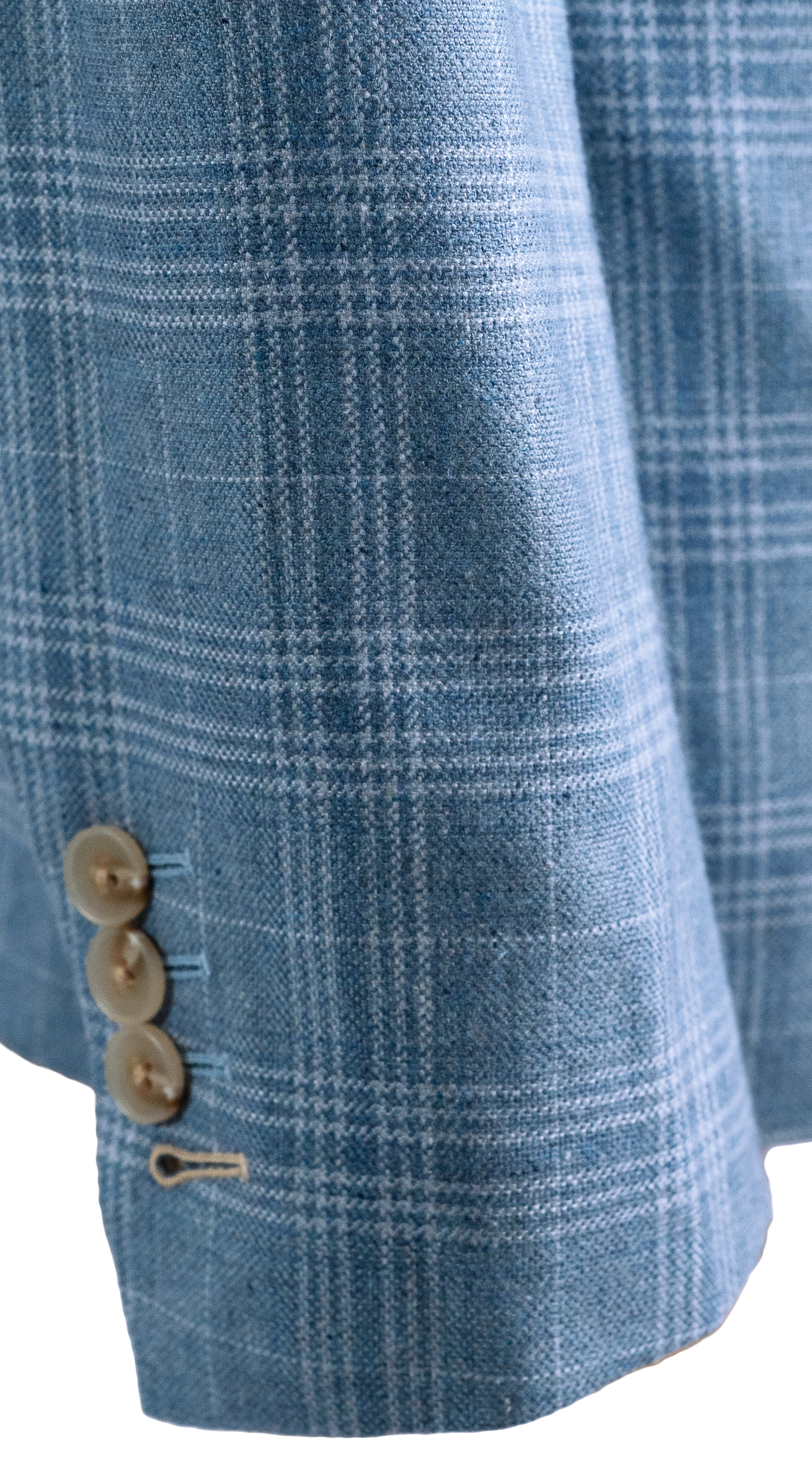 Blue Glen Plaid Wool Suit