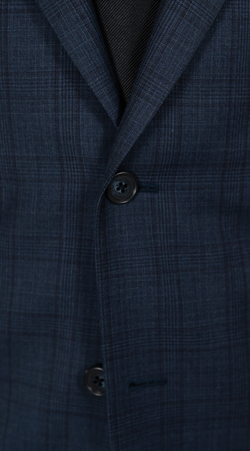 Indigo Blue Glen Check Suit 