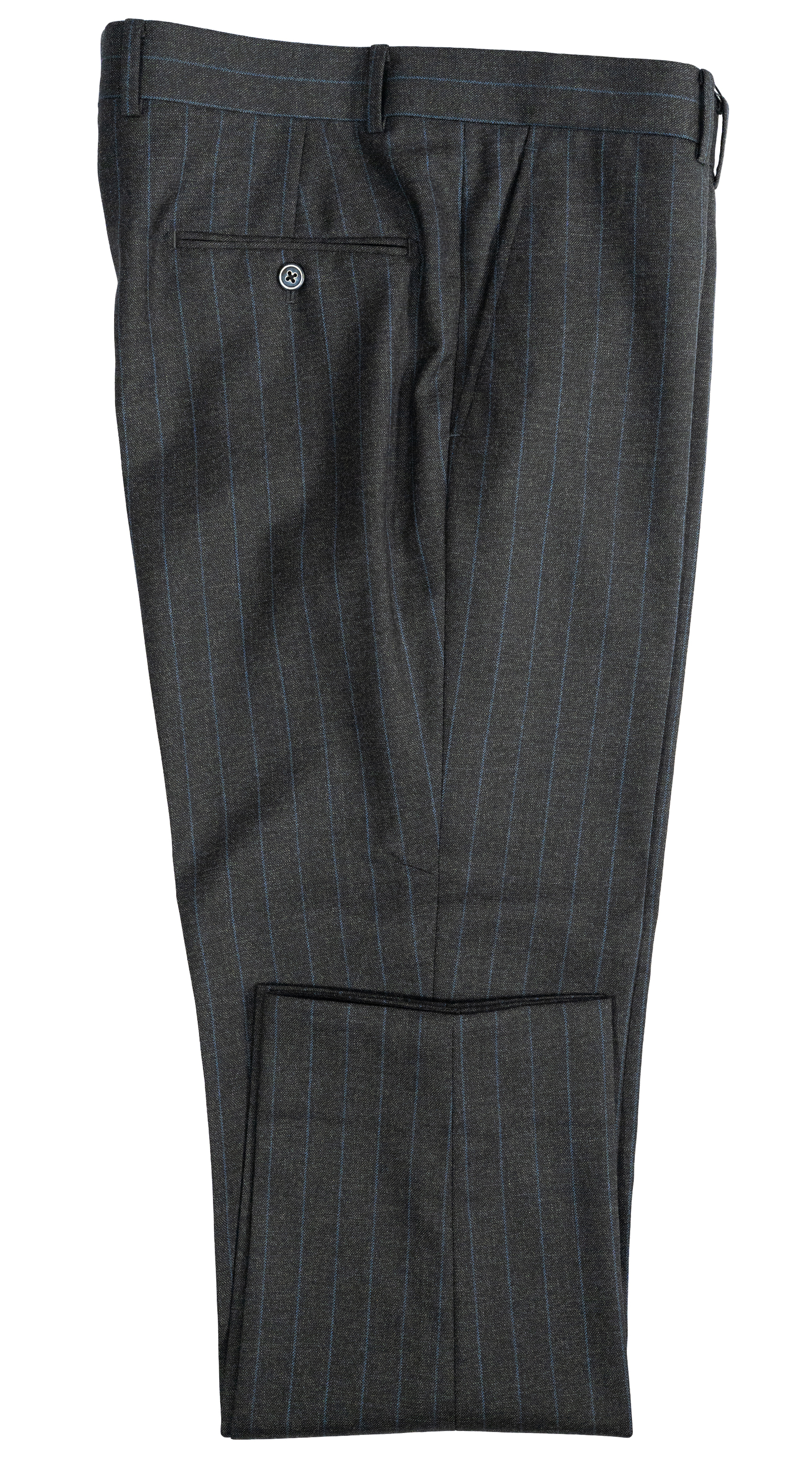 Charcoal Blue Pinstripe Suit
