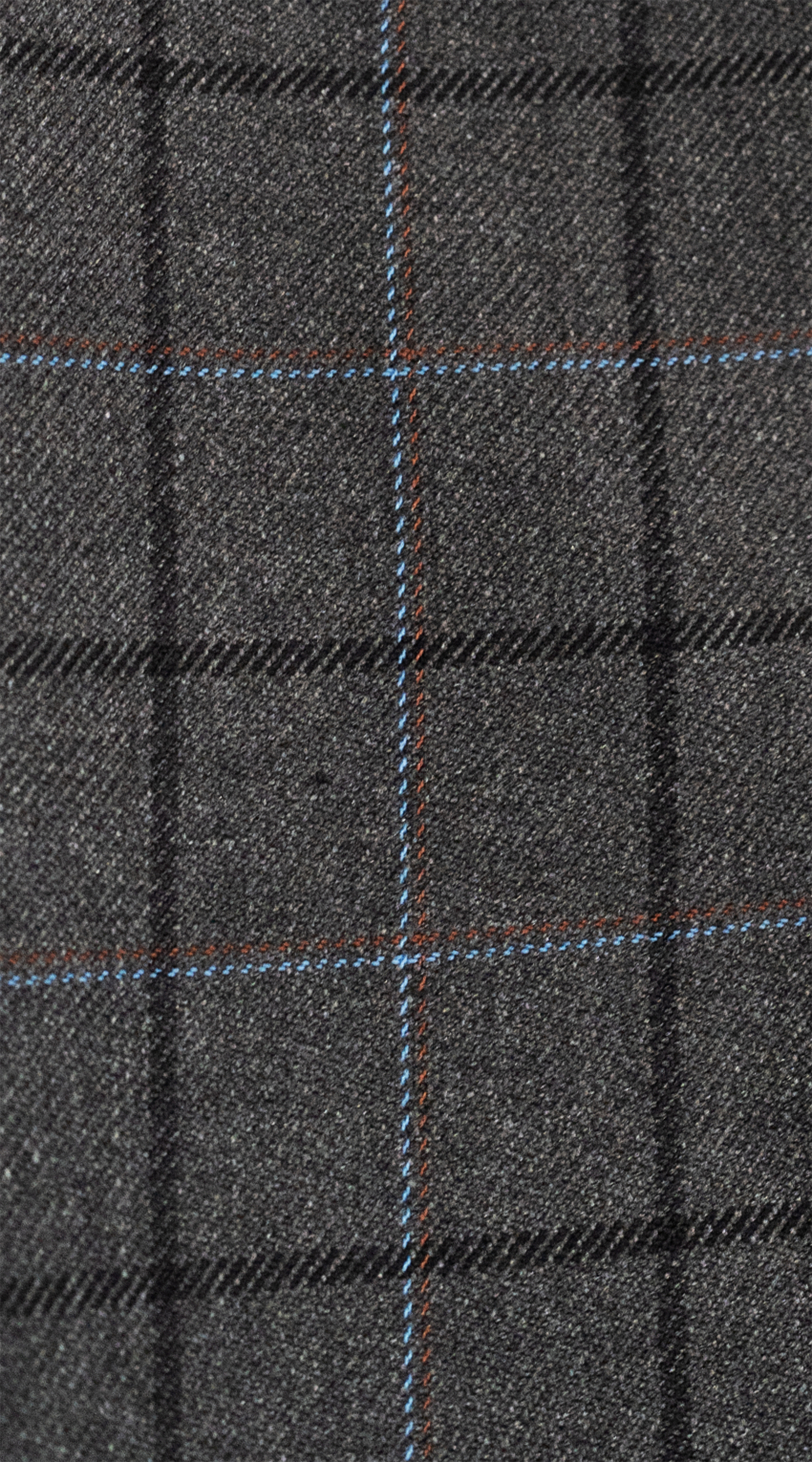 Charcoal Blue Windowpane Suit