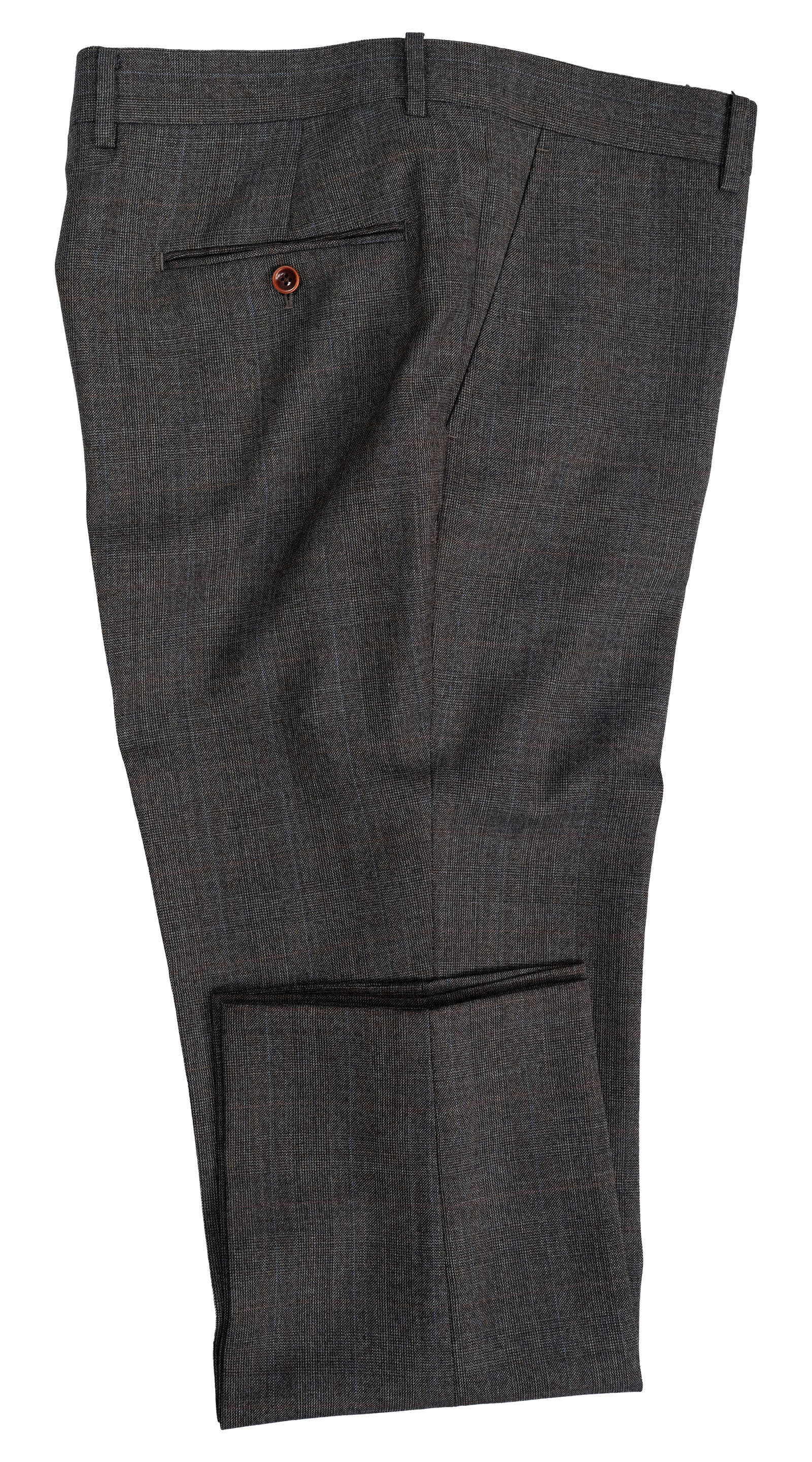Charcoal Brown Glen Plaid Suit
