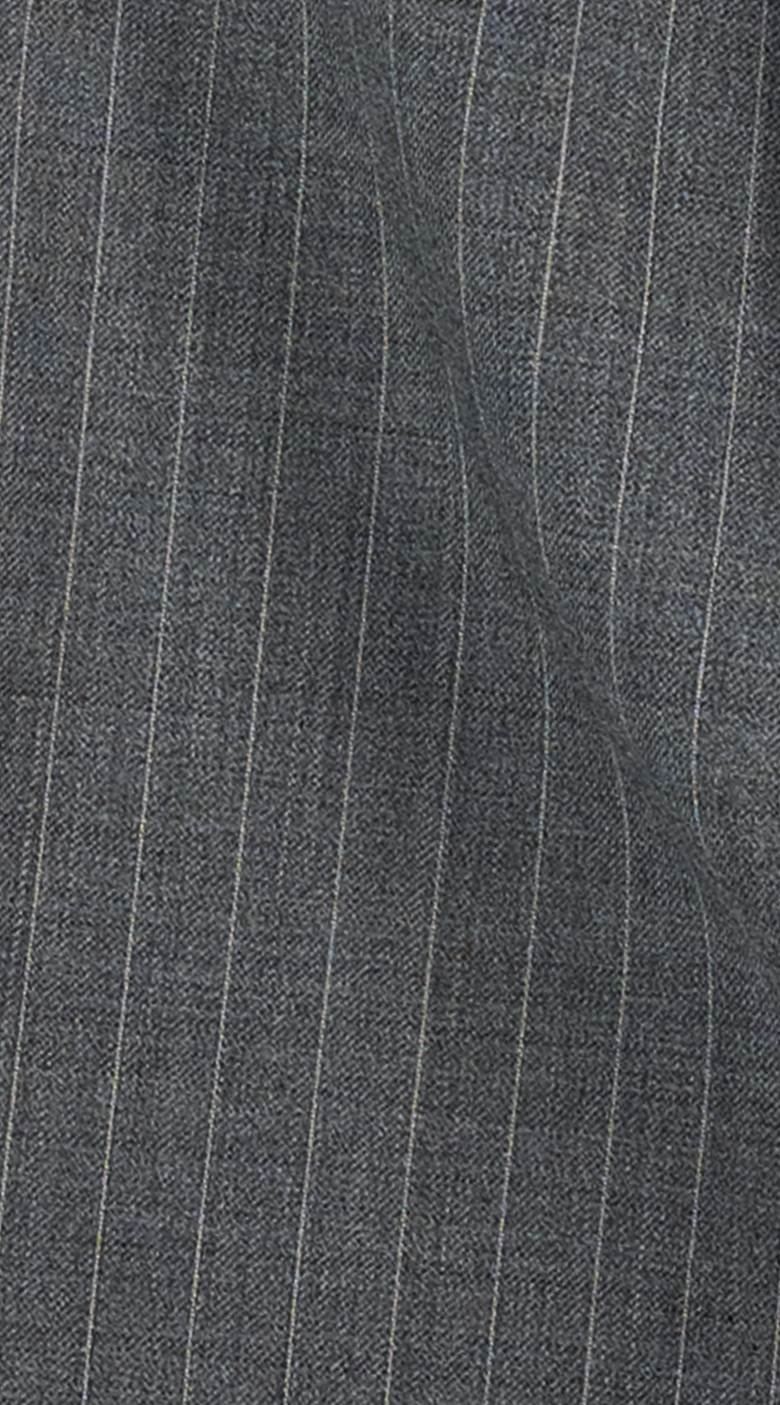 Charcoal Pinstripe Wool Three-Piece Suit