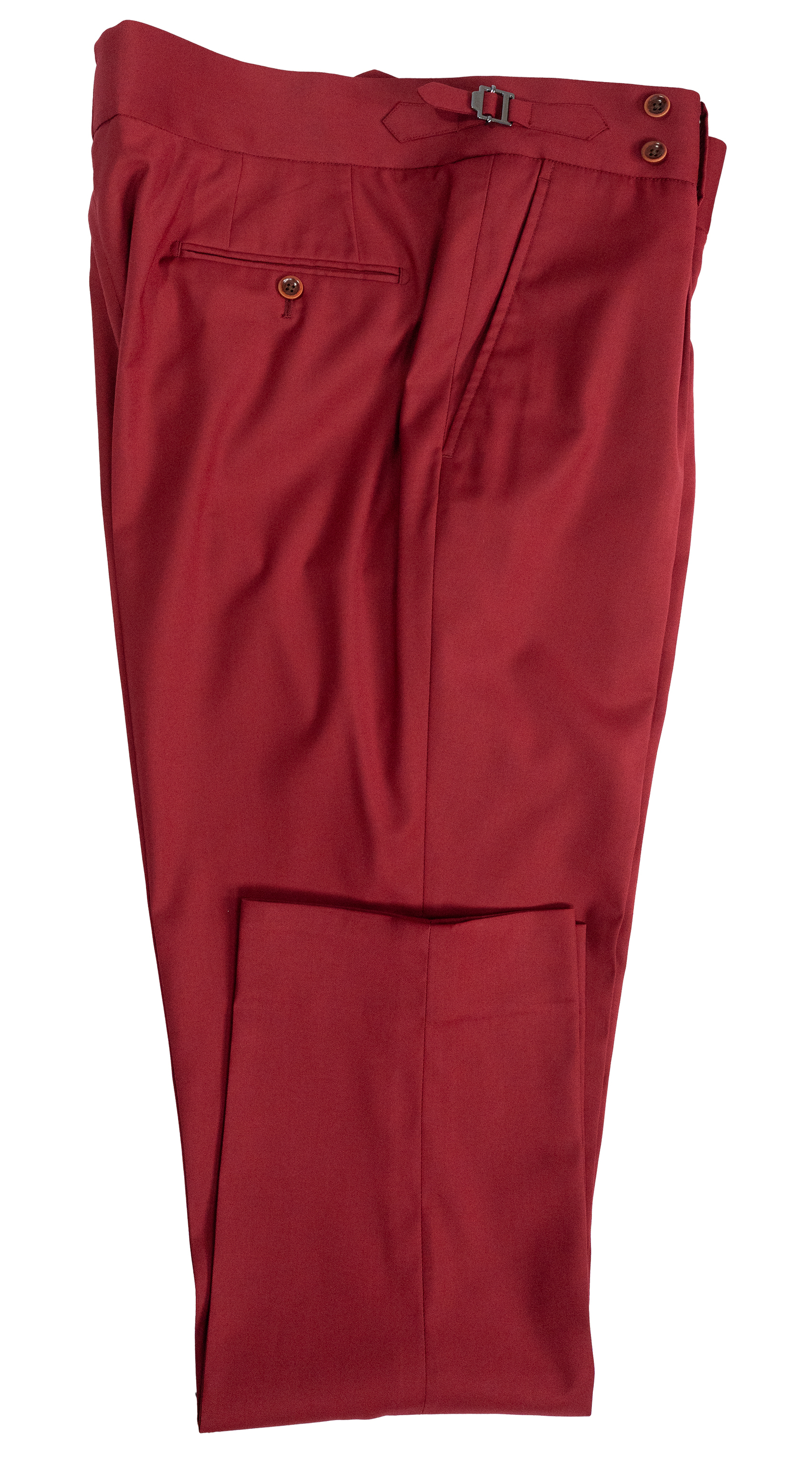 Crimson Red Double-Breasted Suit