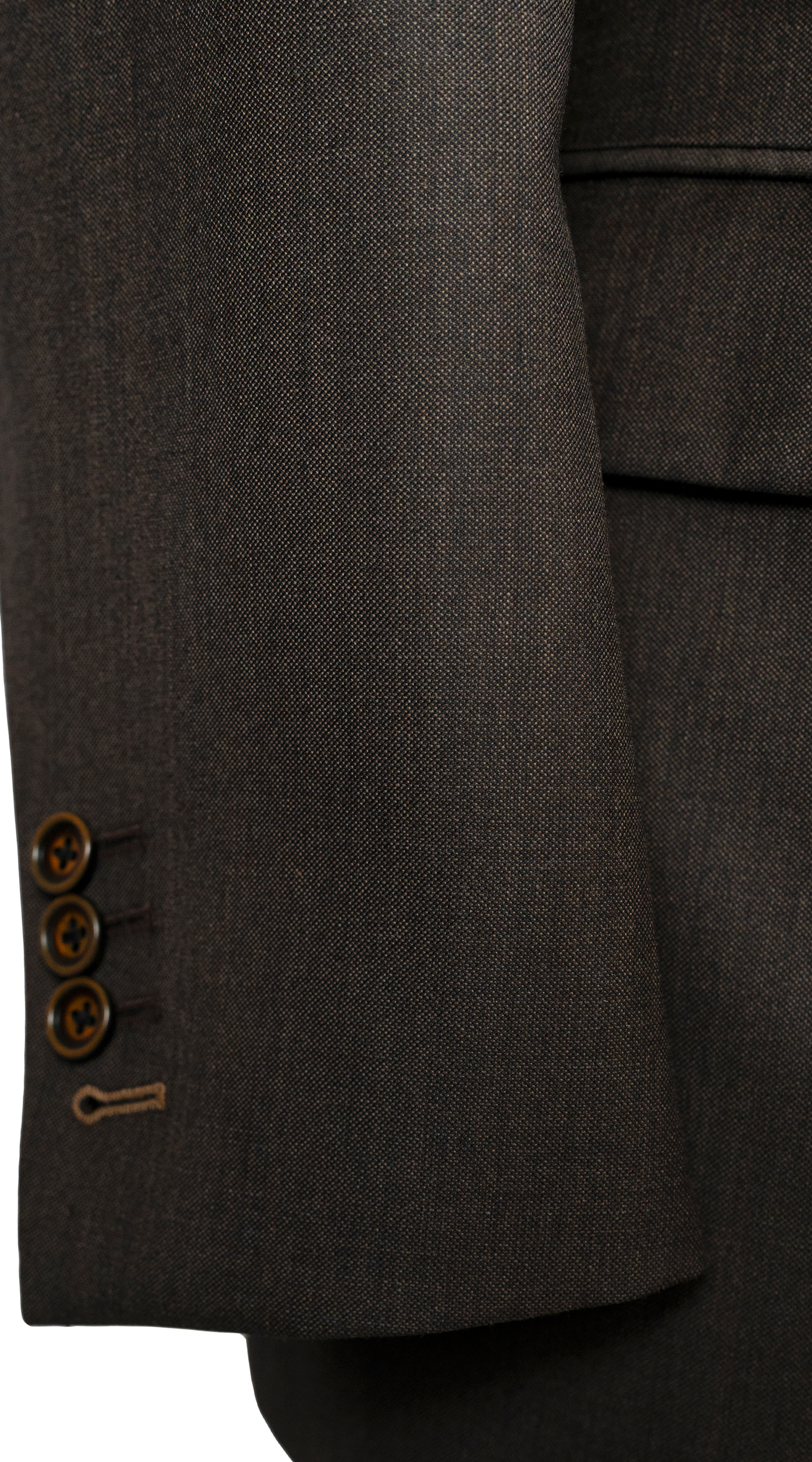 Complet Laine Marron Noyer Foncé