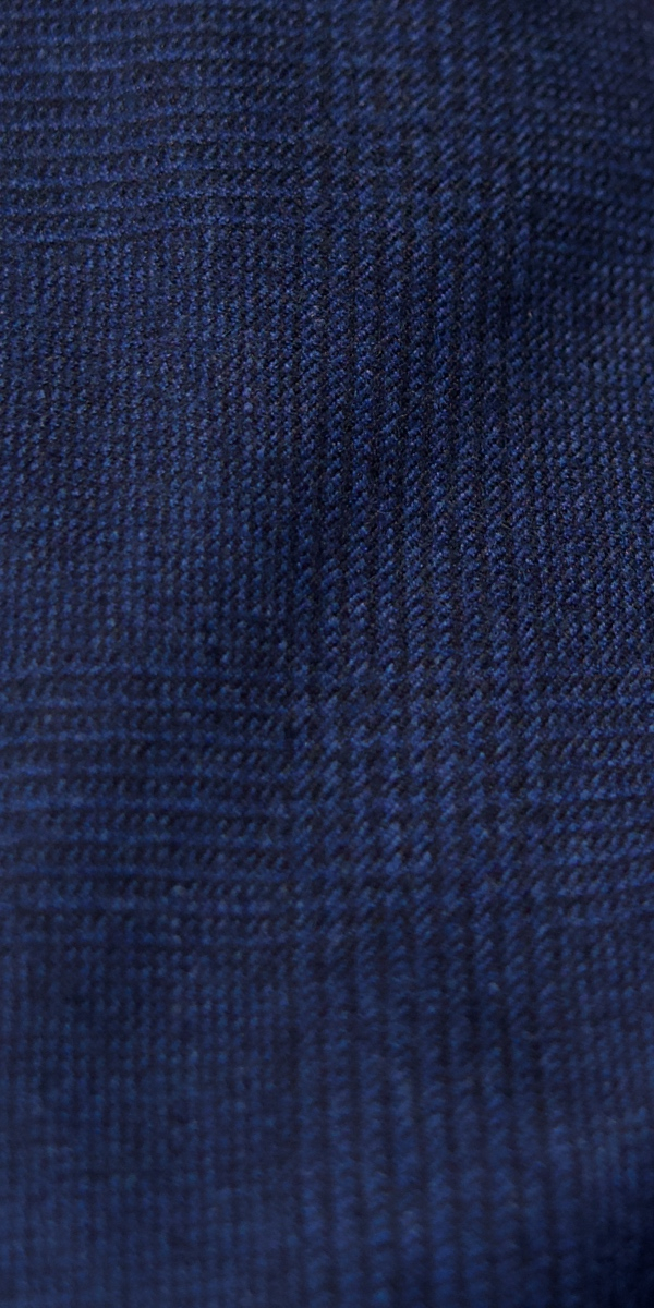 Midnight Blue Check Suit