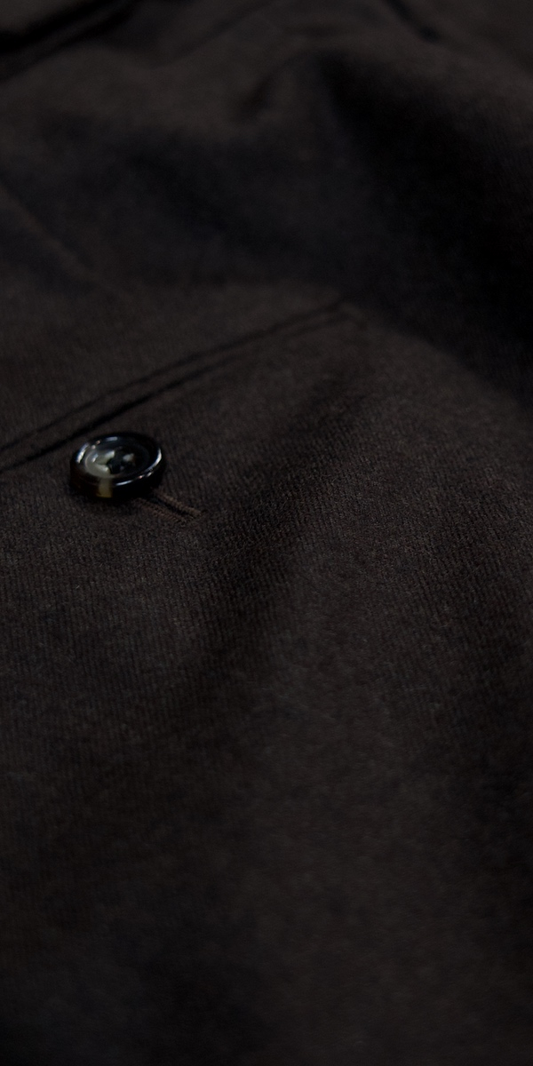 Complet Laine Peignée Marron