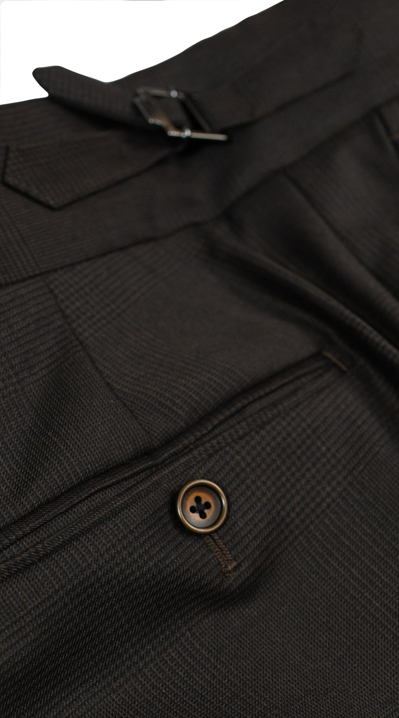 Espresso Glen Plaid Three-Piece Suit