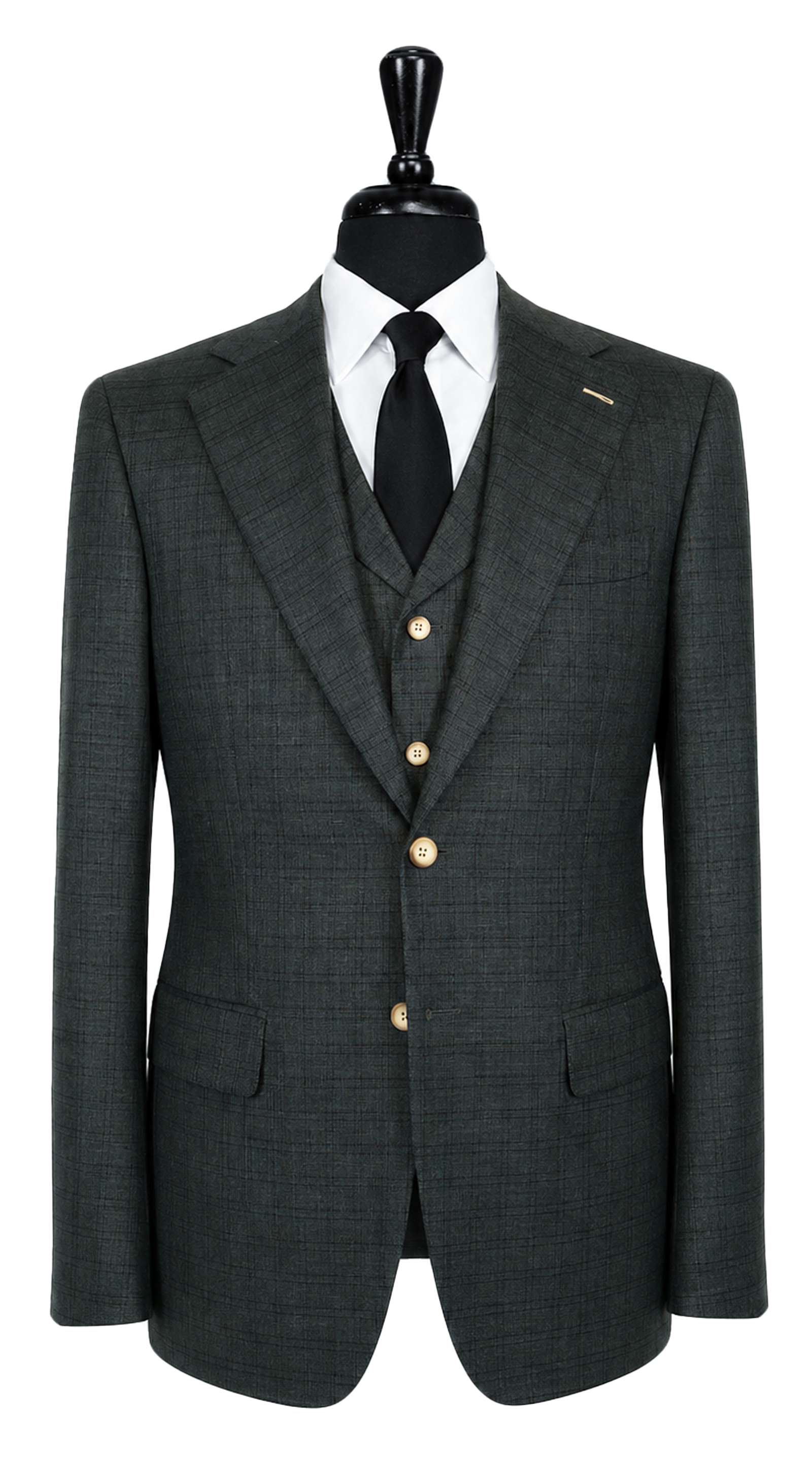 Complet Trois Pièces Evergreen Carreaux Subtils