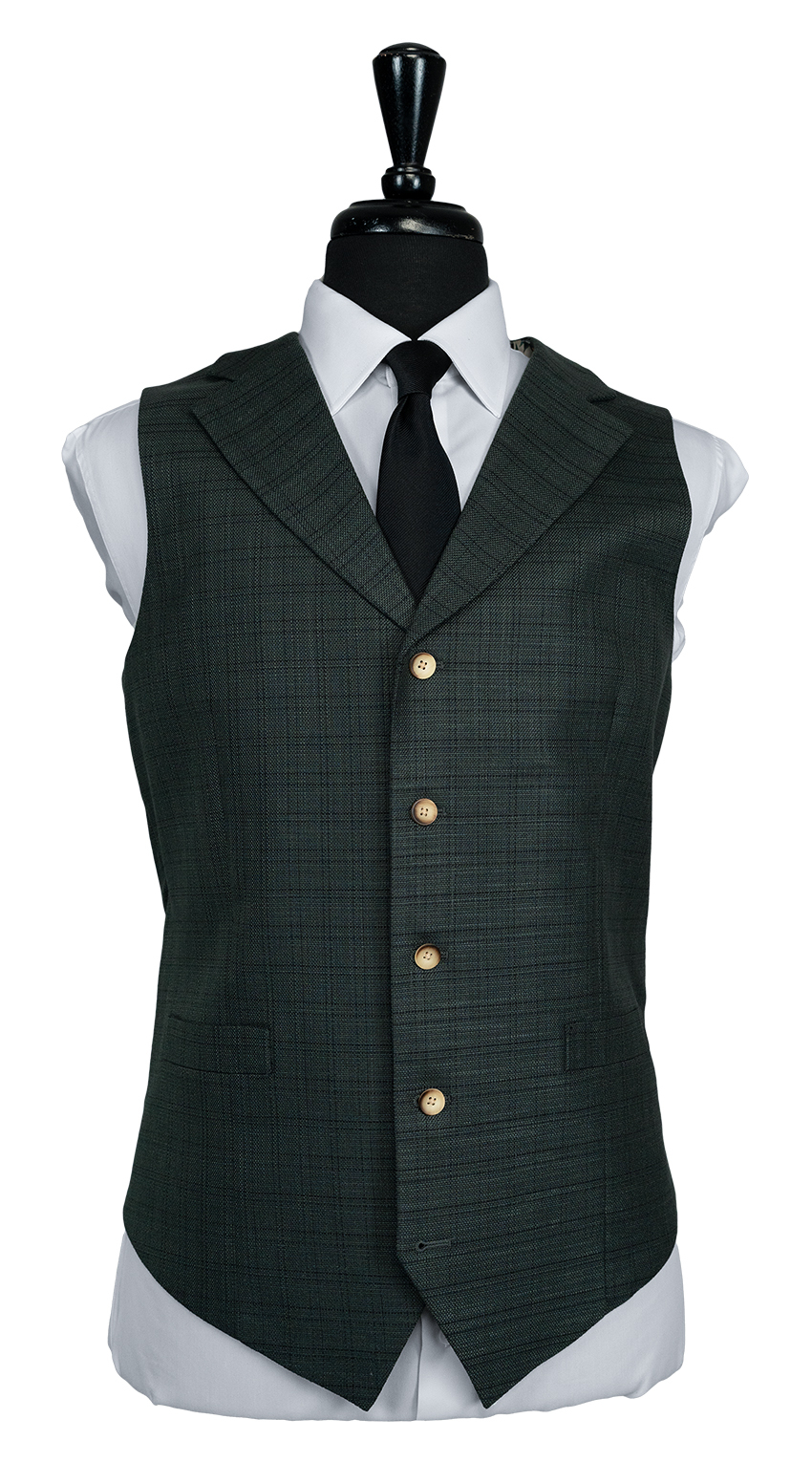 Complet Trois Pièces Evergreen Carreaux Subtils