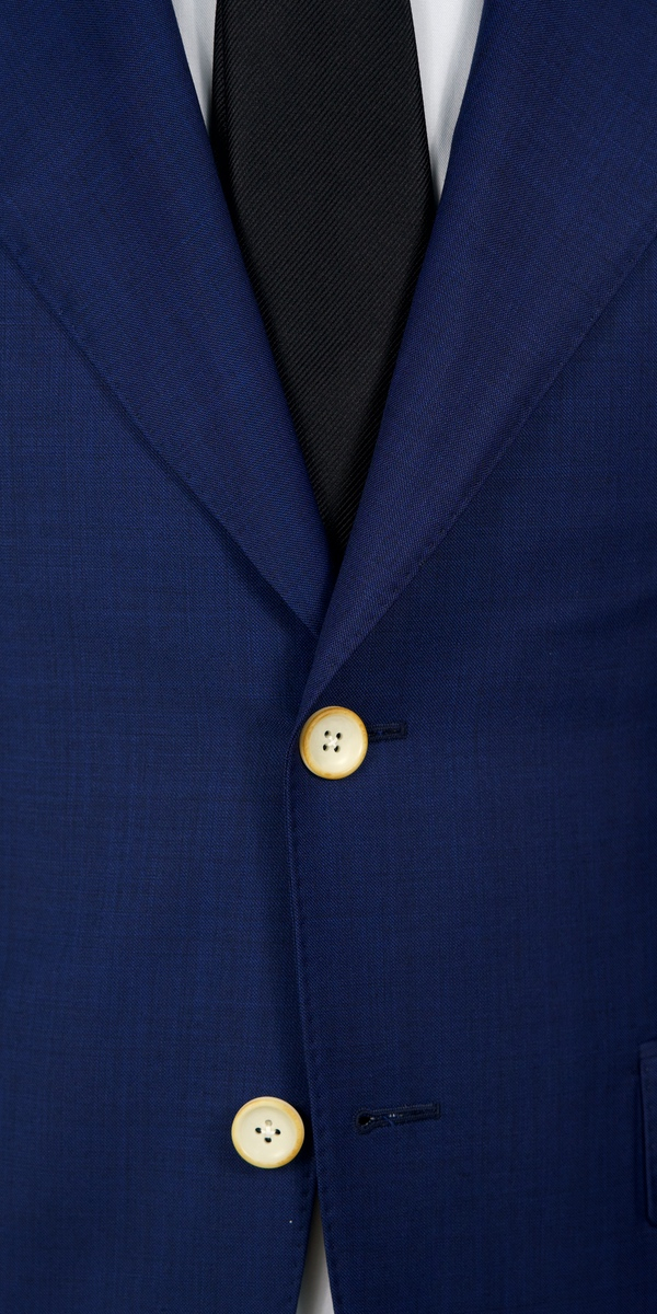 Complet bleu birdseye en laine