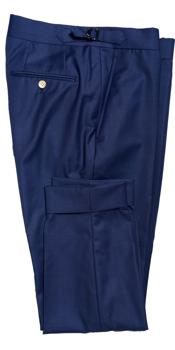 Complet bleu birdseye en laine