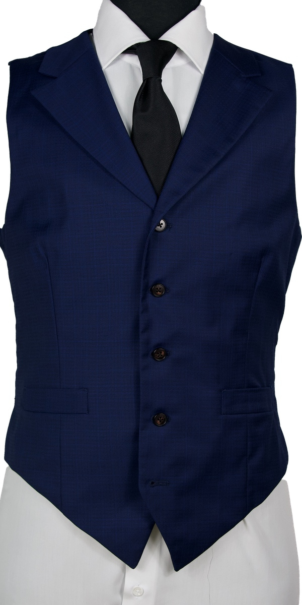 Complet bleu birdseye en laine