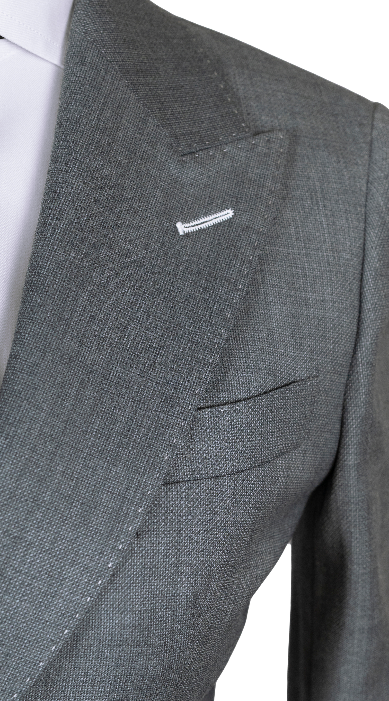 Complet Trois-Pièces Laine Gris Graphite
