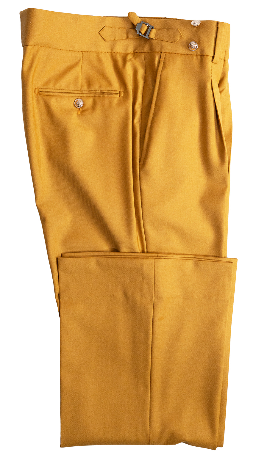 Honey Gold Double-Breasted Suit