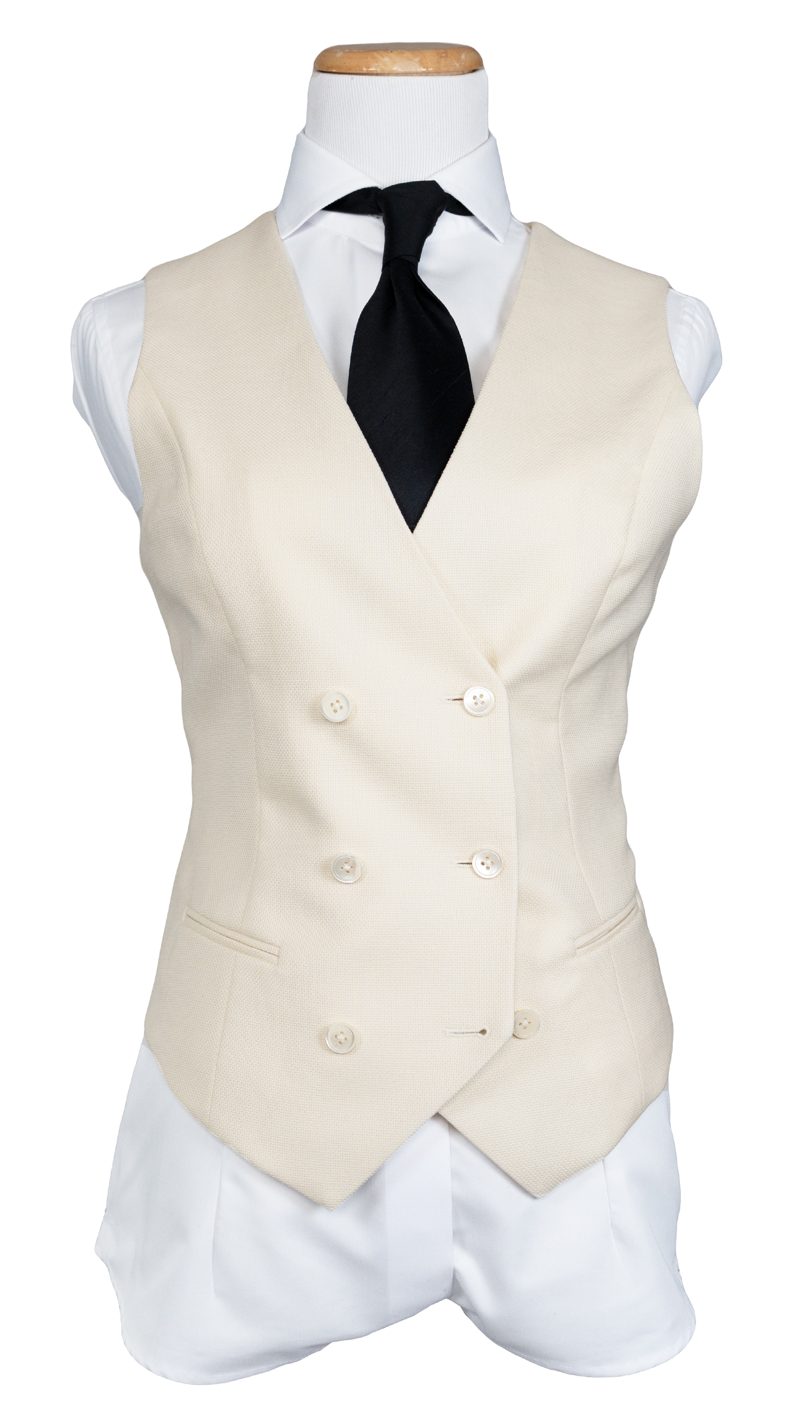 Ivory Cream Hopsack Suit