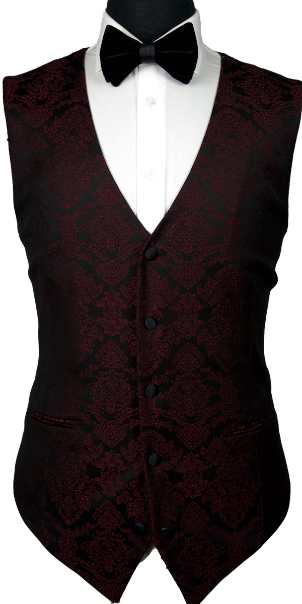 Red Jacquard Tuxedo