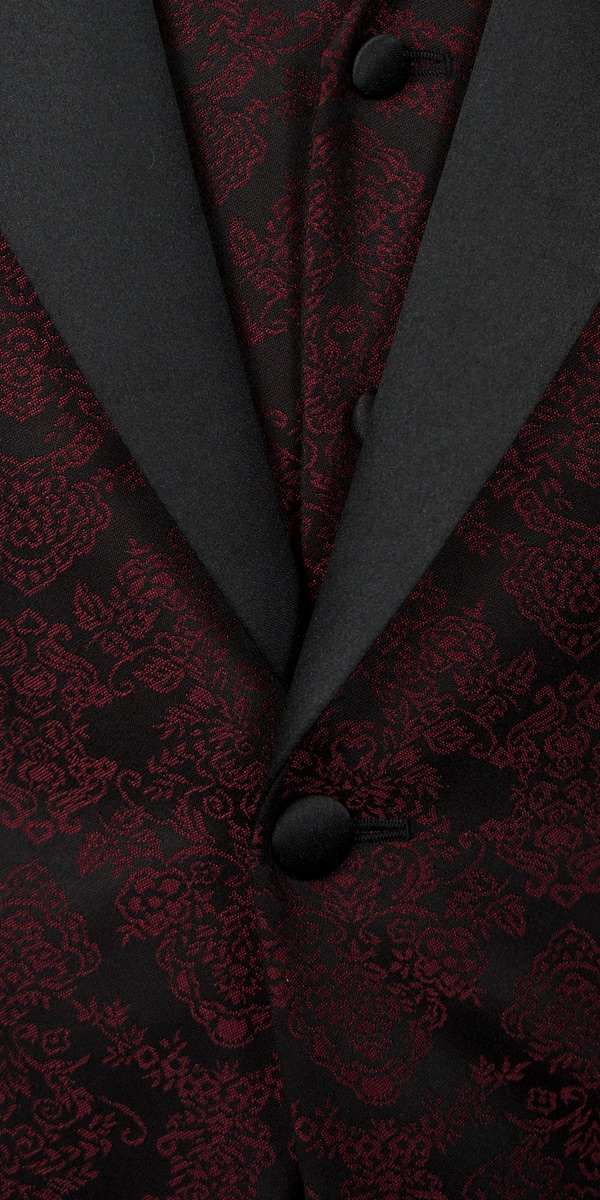 Red Jacquard Tuxedo