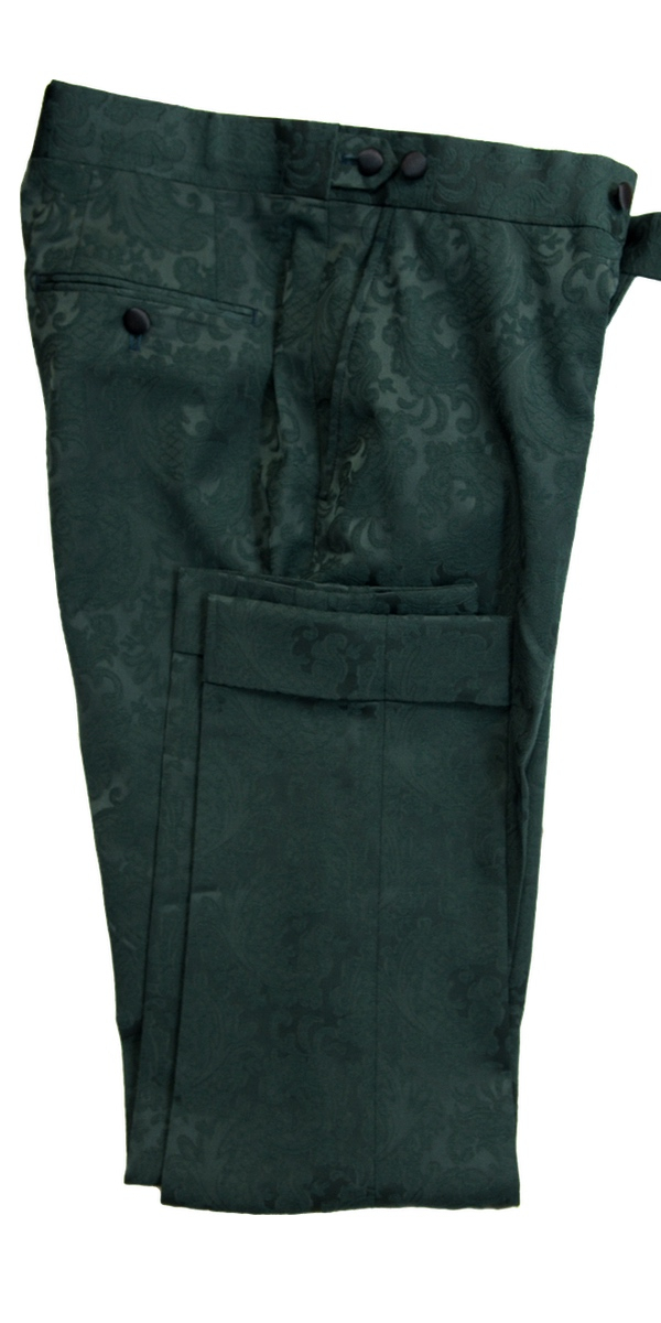 Deep Green Jacquard Tuxedo