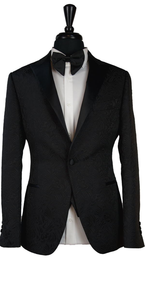 Tuxedo Noir Jacquard