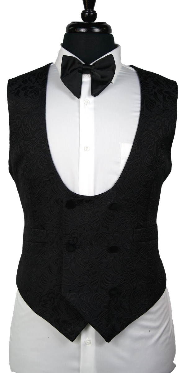 Black Jacquard with Velvet Tuxedo