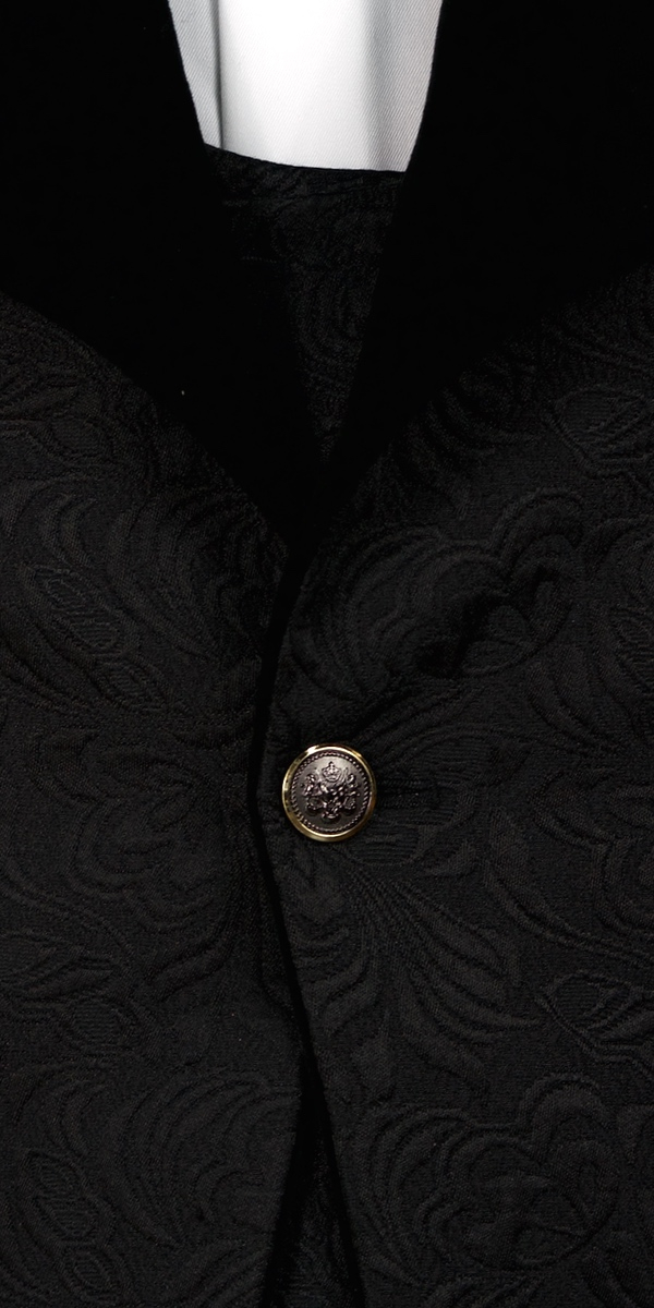 Black Jacquard with Velvet Tuxedo