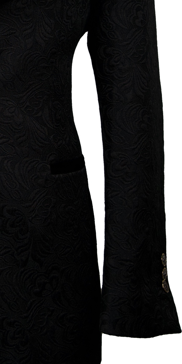 Black Jacquard with Velvet Tuxedo