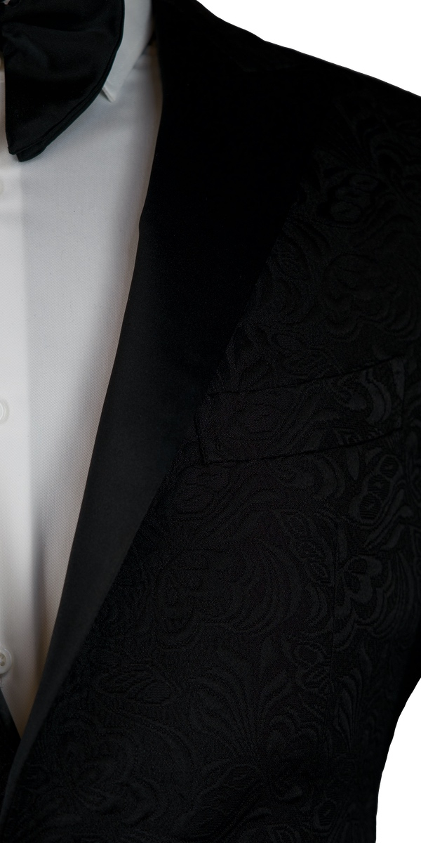 Black Jacquard Tuxedo