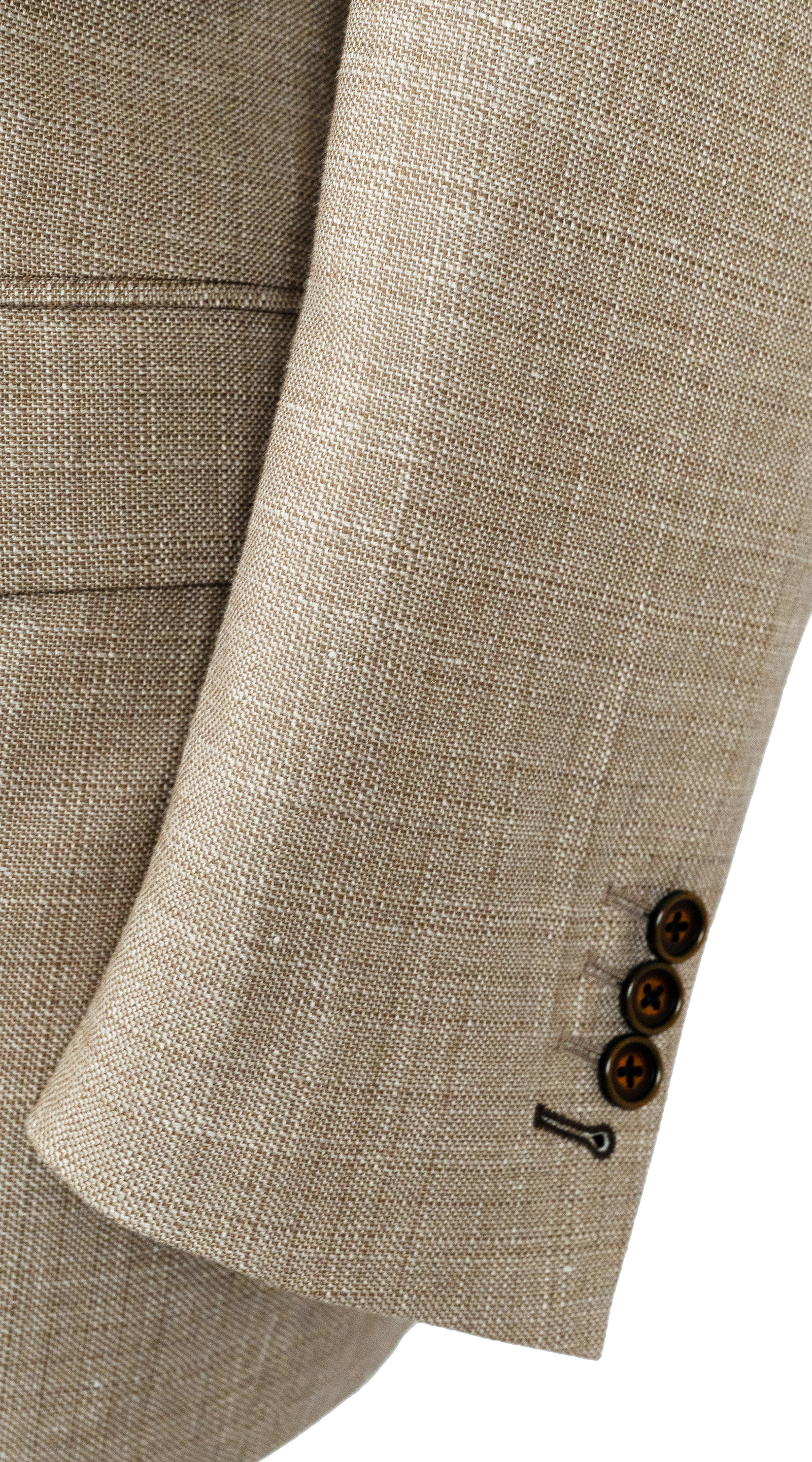Sand Beige Crosshatch Suit