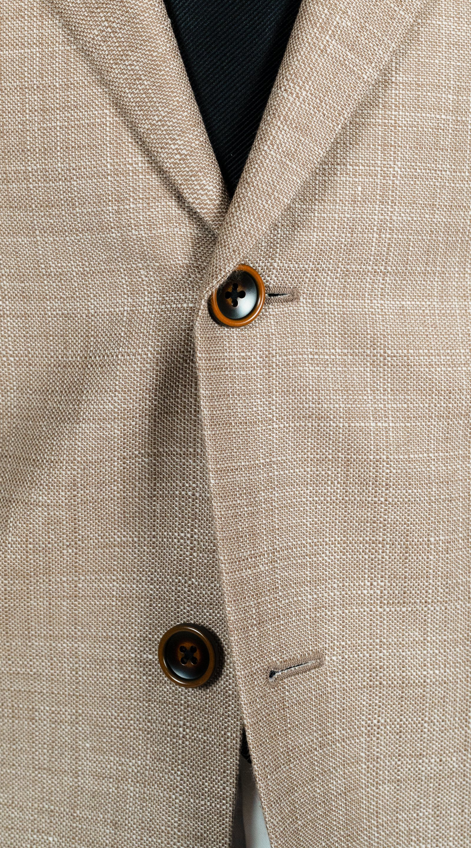 Sand Beige Crosshatch Suit