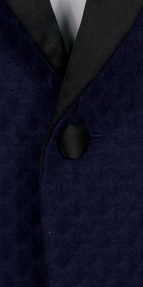 Complet Jacquard Bleu Diamant