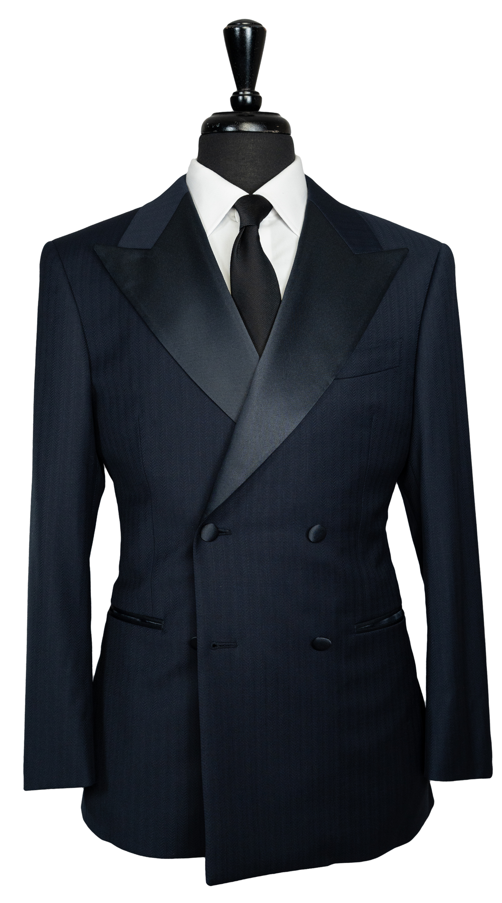 Midnight Navy Double-Breasted Tuxedo