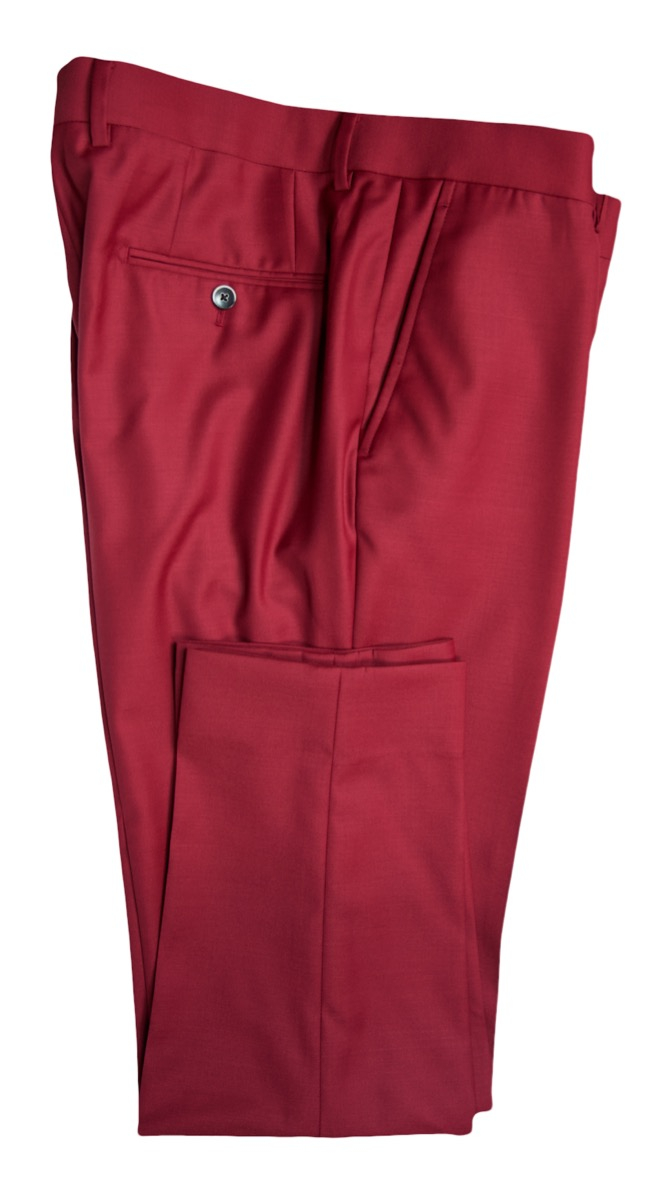 Red Wool Suit