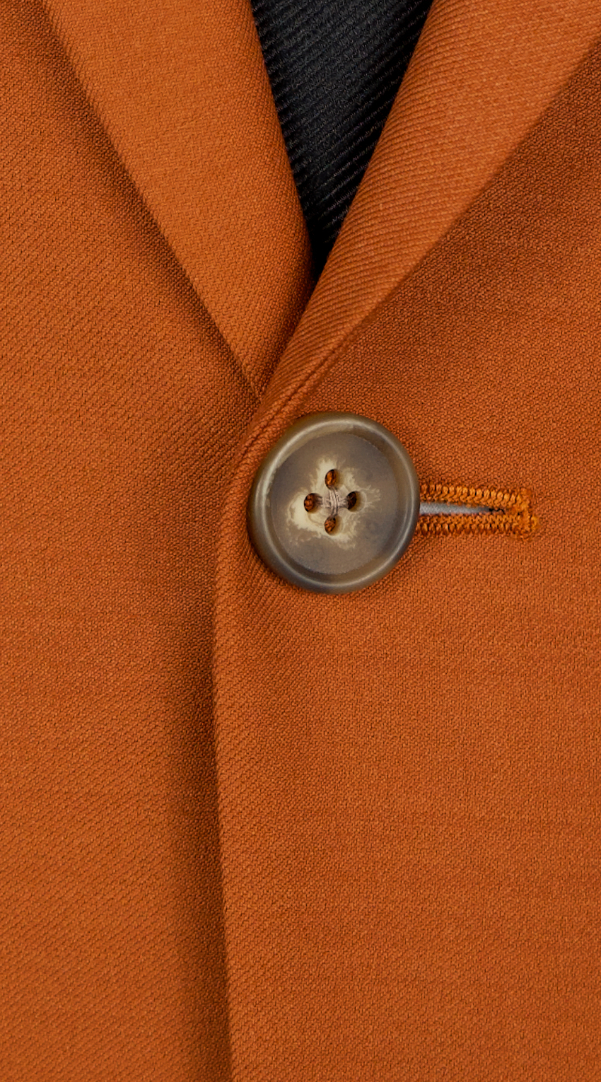 Burnt Orange Wool Suit