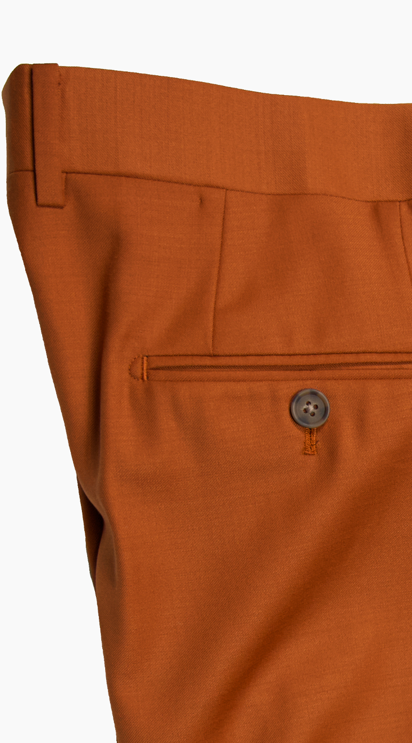Burnt Orange Wool Suit