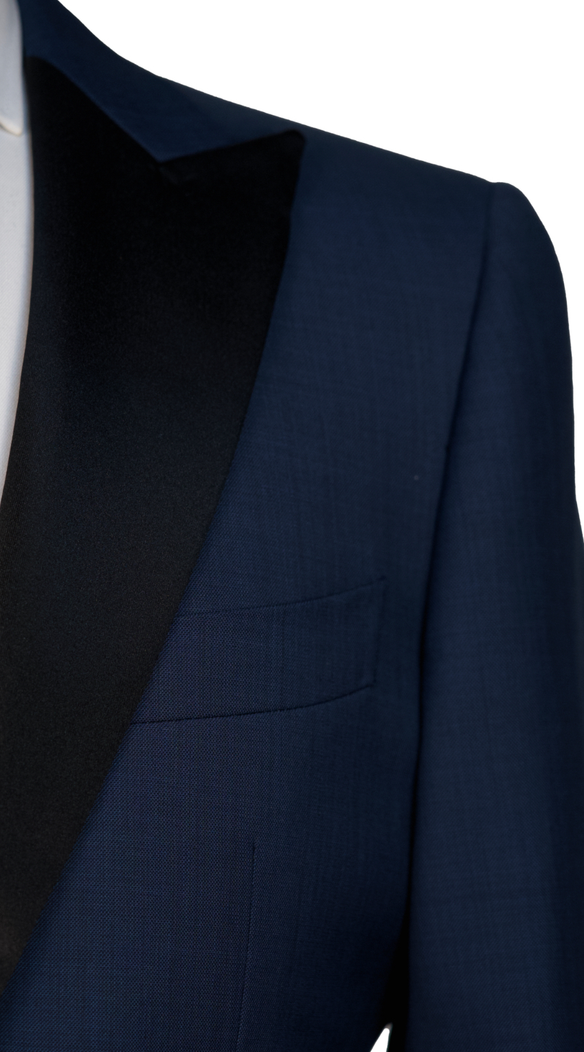 Prussian Sharkskin Wool Tuxedo