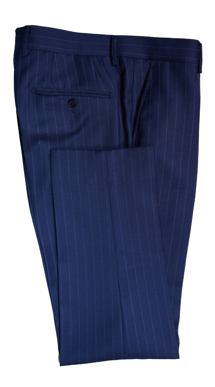 Cobalt Blue Pinstripe Suit