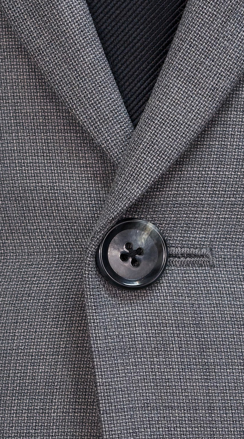 Complet Toile Grise Métallique Unie 